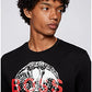 BOSS Mens TDraw Regular-fit T-Shirt in Cotton with Animal Artwork Black