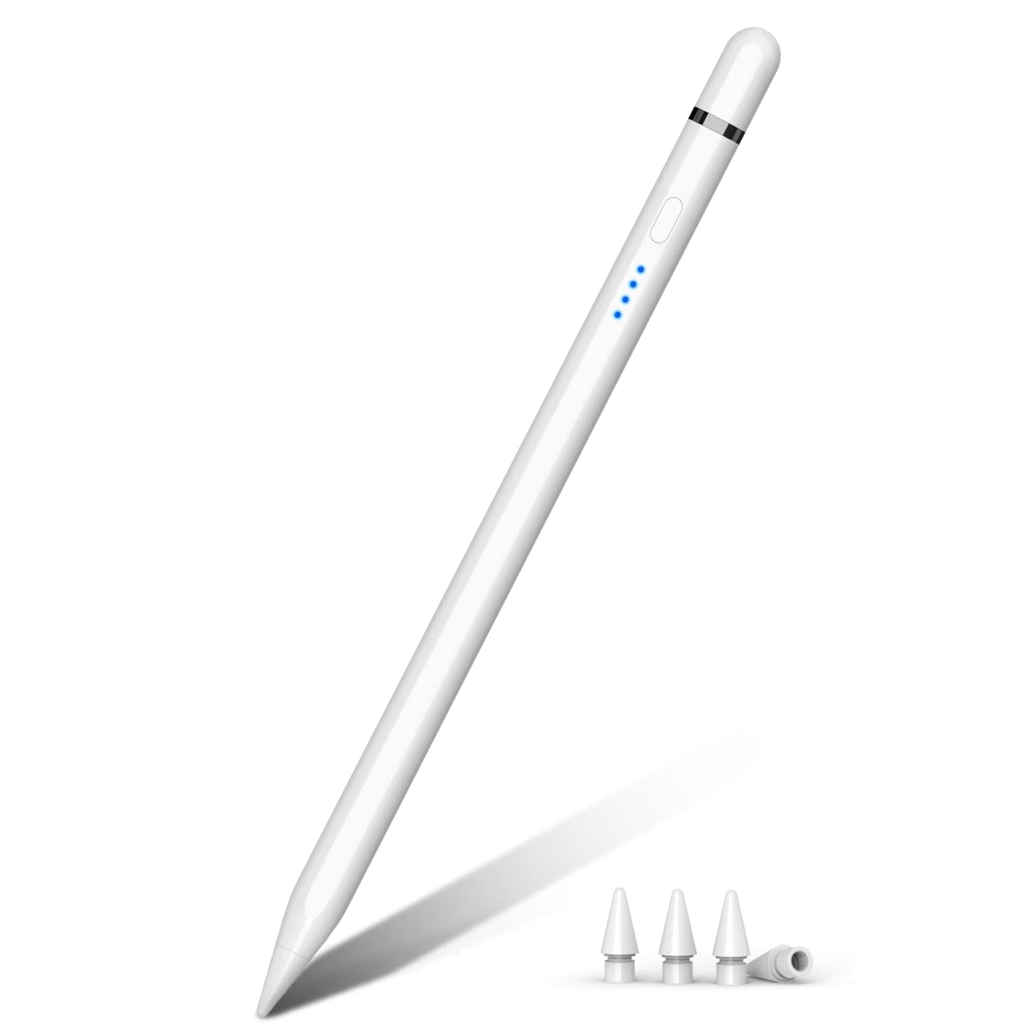 Stylus Pen for iPad Pencil 1st Generation for iPad, with USB-C Fast Charge, Palm Rejection, Tilt Sensitivity. Pencil for iPad Compatible with iPad 6-10, Air 3/4/5, Mini 5/6, Pro 11"/12.9" (White)