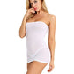 ranrann Women's See Through One Piece Bodycon Mini Tube Dress Nightclub Teddy Lingerie Dresses White Seamless One_Size