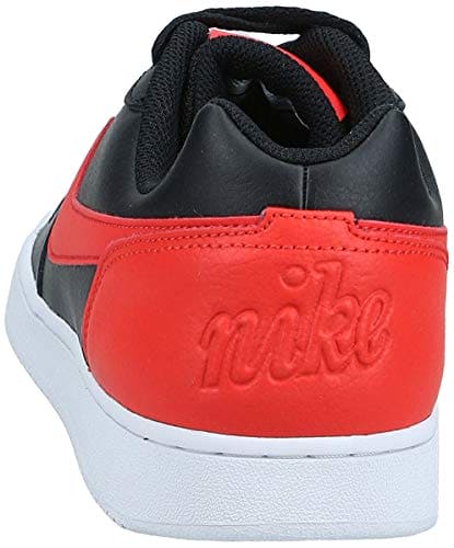 Nike Ebernon Low Mens Trainers AQ1775 Sneakers Shoes (UK 7 US 8 EU 41, Black Habanero red White 004)