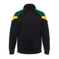 JL Sport Authentic Jamaican Long Sleeved, Boy's Zip-Up Jacket (Black, Green and Yellow) - 9-10