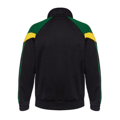 JL Sport Authentic Jamaican Long Sleeved, Boy's Zip-Up Jacket (Black, Green and Yellow) - 9-10