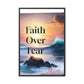 Faith over fear Matte Canvas, Framed (Multi-color) by Meraki  studio