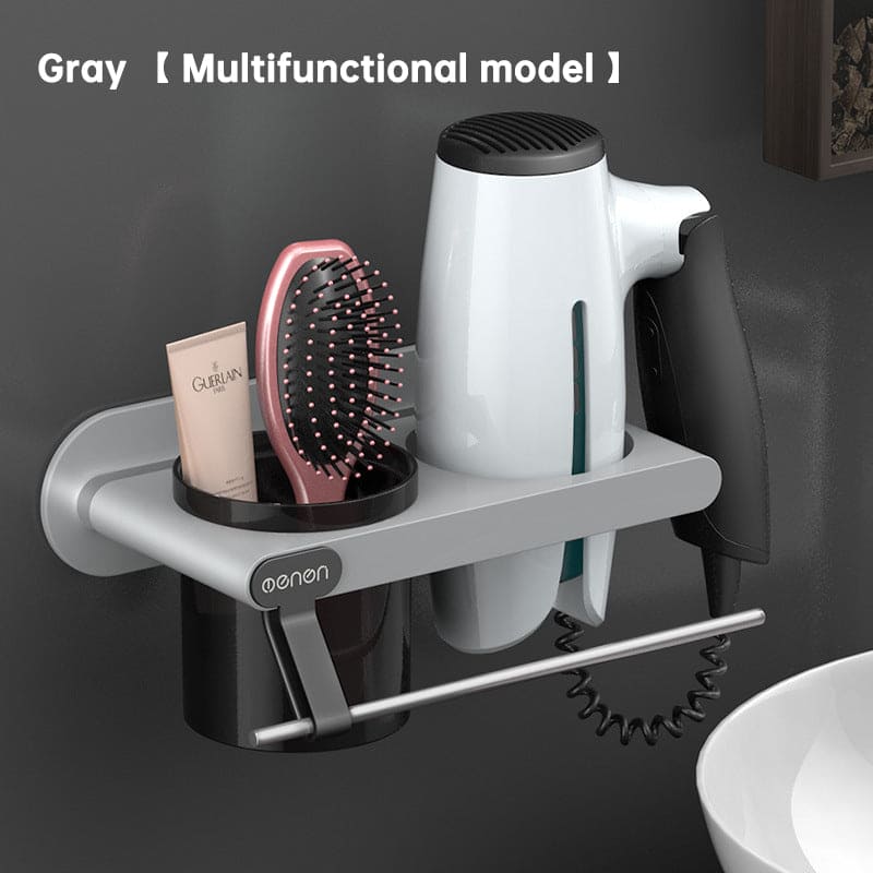 Hanging Hair Dryer Rack Toilet Storage Rack Hair Dryer Rack Storage Rack Non Perforated Wall Mounted Air Duct Rack