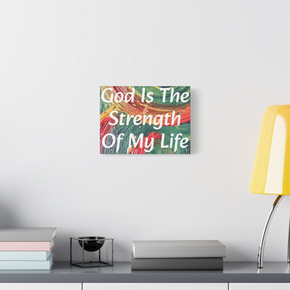 Meraki studio  original bible quote on Canvas, Stretched, 1.25"