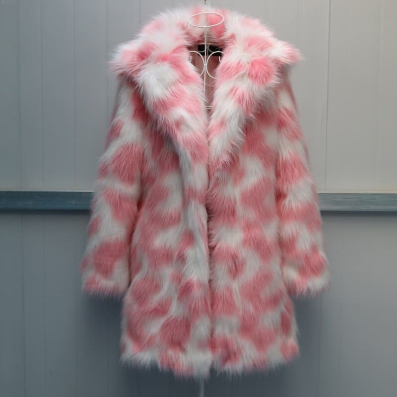 autumn and winter new lady fur coat fox fur coat trim long style trench coat big size in Europe and America   women jacket