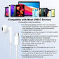 ACOCOBUY USB C Headphones with Mic for iPhone 15 Type C Earphones Hi-Res Digital USB C Headphones In Ear for Samsung A55/A35/A53/A54/S23 FE/S22/S21/S20 Pixel 8/7a/6 P40 P30 Pro Mi 11T 12X 13 14 Ultra