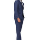 YOUTHUP Men's 2 Piece Slim Fit Suits 1 Button Business Wedding Suit Formal Blazer and Trousers, Navy, XL