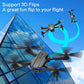 JOJODAN Mini Drone with Camera for Kids - Foldable RC Quarcopter with 3 Rechargeable Batteries Headless Mode One Key Flying 3D Flips Gift for Kids, Black