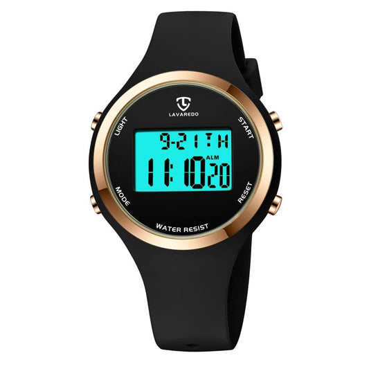 Watches for Women, Ladies Watches Outdoor Sport with Alarm/Calendar/Back Light/Stopwatch/Chronograph, Digital Watch Gifts for Teen Girls/Women