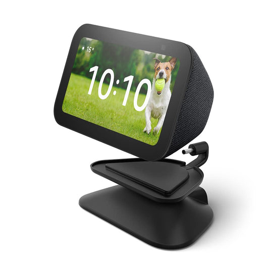 Echo Show 5 (3rd Gen) Adjustable Stand with USB-C Charging Port | Charcoal