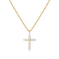 PAVOI 14K Gold Plated Cross Necklace for Women | Cross Pendant | Gold Necklaces for Women