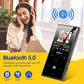 64GB Mp3 Player Bluetooth 5.0, Oilsky Portable Digital Lossless Music Player with FM Radio, Built-in Speaker, Touch Button, Voice Recorder, Lightweight for Sports, Up to 128GB, Headphone Included