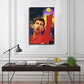 Novak Djokovic Tennis Poster Pop Art 1 Canvas Wall Art Decor Paintings for Living Room Home Decoration 12×18inch(30×45cm) Unframe-style1