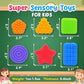 Squishy Sensory Toys for Kids Toddlers: Super Soft & Textured Sensory Fidget Toy for Autistic Children Special Needs | Stress Relief Calming Toys for Kids | Baby Stocking Stuffers for Autism, ADHD