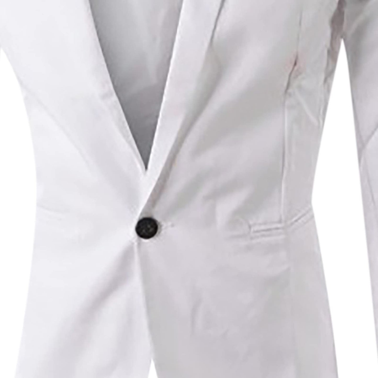 Blazers for Men UK Lightweight Regular Fit Suit Jacket Formal Business Work Jackets 1 Buttons Plain Classic Chic Blazer Casual Smart Stylish Tuxedo Wedding Party Dinner Blazers White