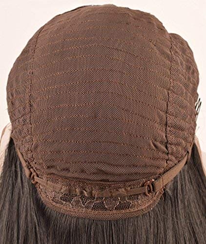 BESTUNG Glueless Copper Red Lace Front Wigs For Women 24 Inches Long Natural Wavy Free Part Lace Front Wigs Heat Resistant Synthetic Hair Wig for Women (copper red)