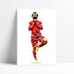 LIVERPOOL - MO SALAH - FRAMED FOOTBALL ART PRINT