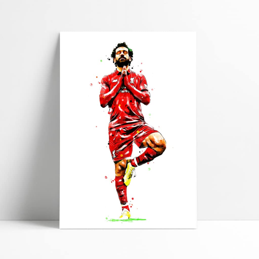 LIVERPOOL - MO SALAH - FRAMED FOOTBALL ART PRINT