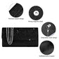 OSDUE Women Clutch Bag, Glitter Envelope Clutch Bag With Detachable Chain Strap, Elegant Sequins Evening Clutch for Wedding Bridal Prom Cocktail Party Ladies Evening Bag