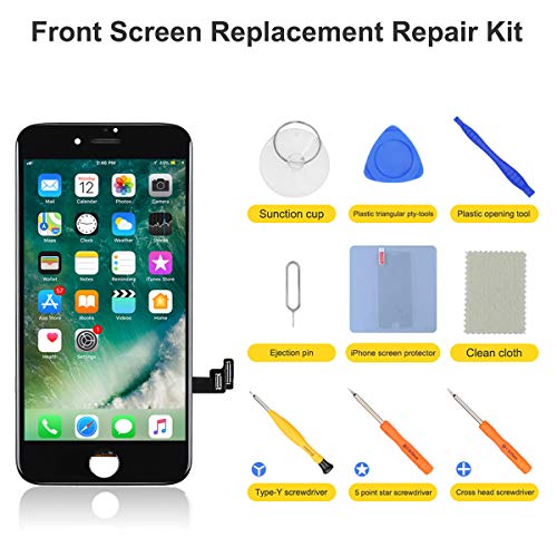 bokman for iPhone 8/SE 2020 Black Screen Replacement Parts Display Assembly Front Panel