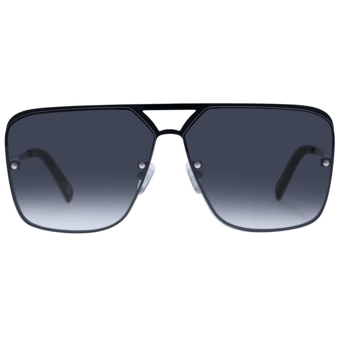 Le Specs Metazoic Sunglasses, Smoke Grad, Black, One Size