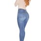 Alisa.Sonya Women's High Waist Skinny Jeans Stretchy Jeggings, UK(6-8)/Label size S, Light Blue