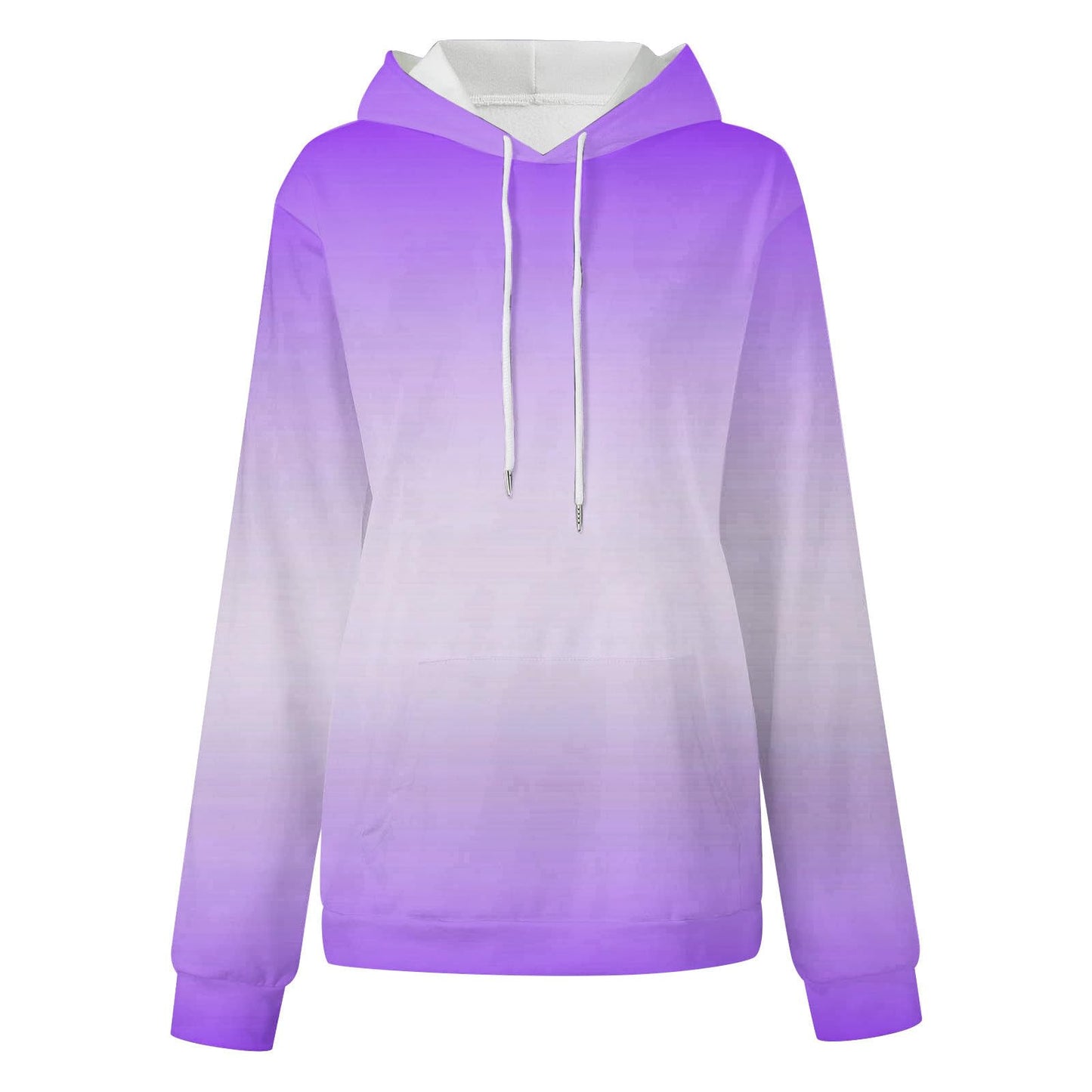 Women's Sloe Joes Sustainable Edge Style Embroidered Longline Hoodie Hooded Sweatshirt UK Size Purple XXL