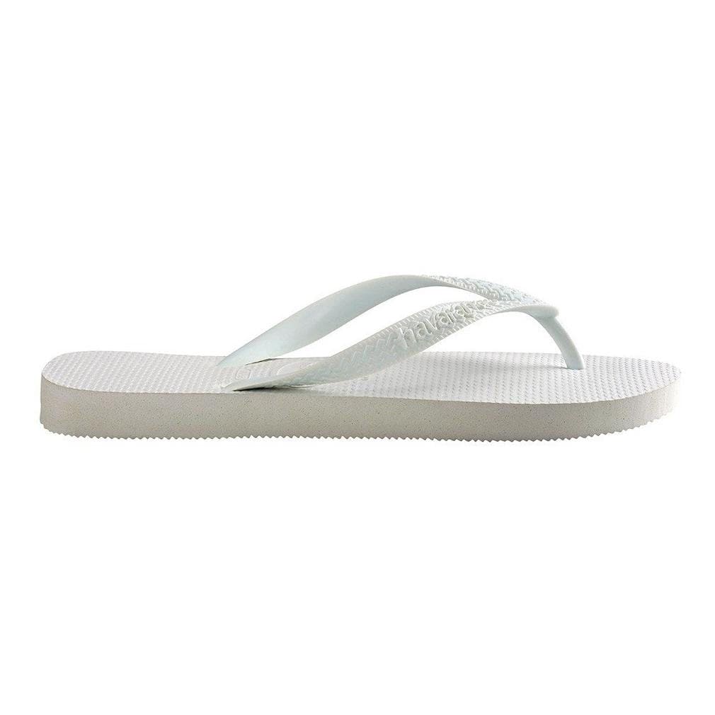 Havaianas Unisex Flip Flop Sandals, White, 9 US Men