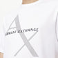 Armani Exchange Men's 8nzt76 T Shirt, White, M UK