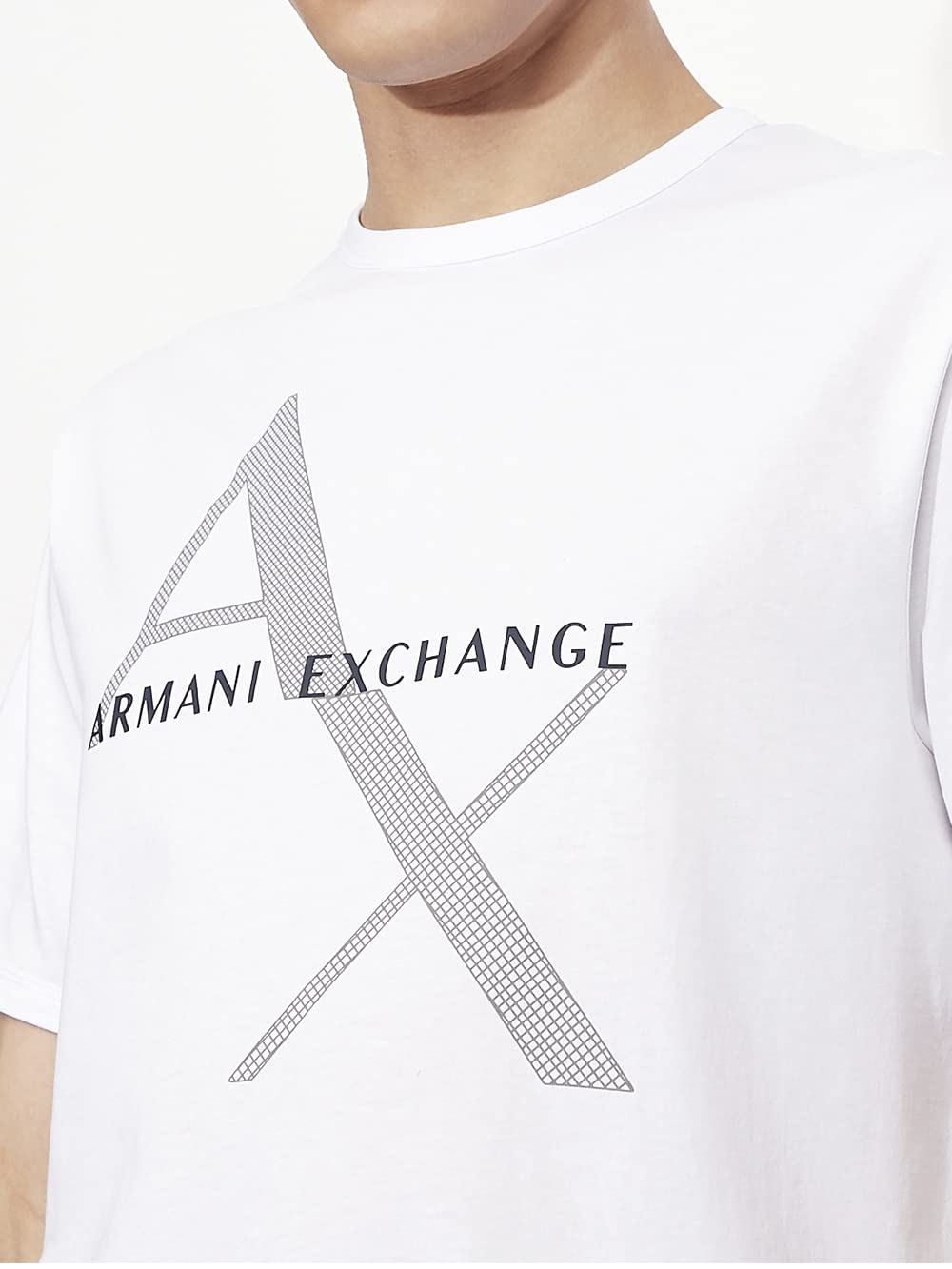 Armani Exchange Men's 8nzt76 T Shirt, White, M UK