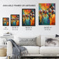 Artery8 Christian Gospel Choir Colourful African Music Artwork Framed Wall Art Print A4