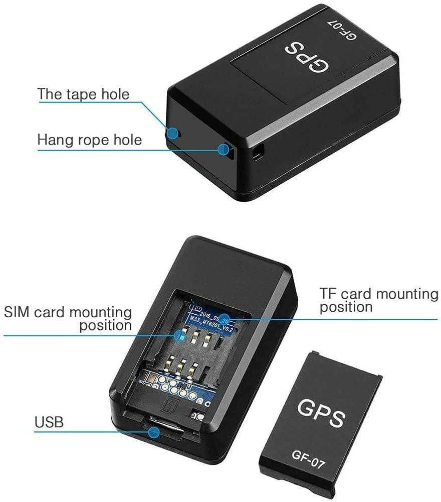 GPS Tracker for Vehicles,Magnetic Mini GPS Real Time Car Locator,Long Standby,Portable Magnet, Real-Time Positioning Tracking Device for Car, Truck, Bicycle, Motorbike, Scooter