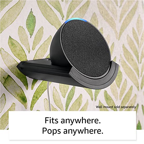 Certified Refurbished Echo Pop | Full sound compact Wi-Fi and Bluetooth smart speaker with Alexa | Midnight Teal