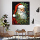 GLOKAKA Santa Claus Wall Art Christmas Santa Claus Portrait Painting Picture Poster Wall Decor Print Canvas Christmas Decorations New Year Artwork for Living Room Decoration