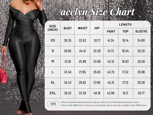 acelyn 2 Piece Outfits for Women Sexy Off Shoulder Tops Bodycon Flared Pant Sets Club Outfits Tracksuit Rose Red 2XL