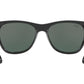 Ray-Ban RB4184 Square Sunglasses, Black/Green, 54 mm