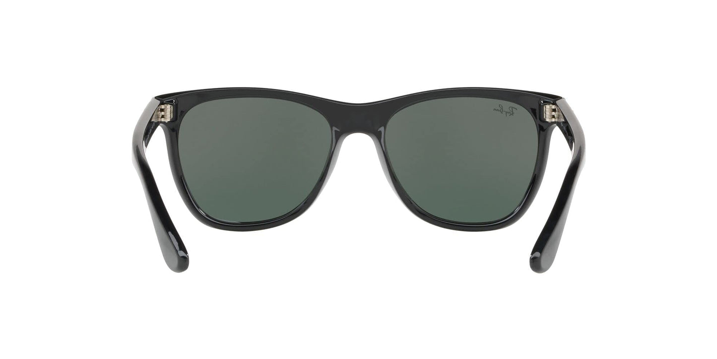 Ray-Ban RB4184 Square Sunglasses, Black/Green, 54 mm