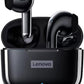 Original Lenovo True Wireless Stereo Earbuds | Bluetooth 5.1 Headphones in-Ear 25H Playtime | USB-C Fast Charge | Deep Bass Touch Control | IPX5 Splash-Proof, Sweat-Proof, TWS Sport (LP40 Pro Black)