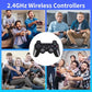 Retro Game Console - Vaomon Video Games Console, Built in 20,000+ Classic Games, 4K Game Stick HDMI Output for TV, Dual 2.4G Wireless Controllers 9 Emulators, for Kids