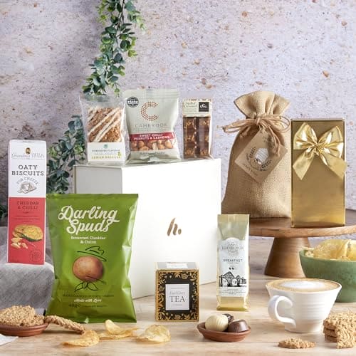 Gourmet Gift Hamper For Foodies - With Premium & Indulgent Sweet and Savoury Treats | Food Gifts For Men, Birthday Hampers For Women, Thank You Hampers & Gourmet Gifts, By Clearwater Hampers