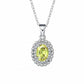 Imitation Moissanite Necklace Fashionable Yellow Diamond Dandelion Moissanite Pendant Accessories TNM154 (Gold, 40cm)