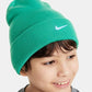 Nike Unisex Kids K Nk Peak Beanie Sc Swsh, Stadium Green/Aquarius Blue, FB6492-324, 1SIZE