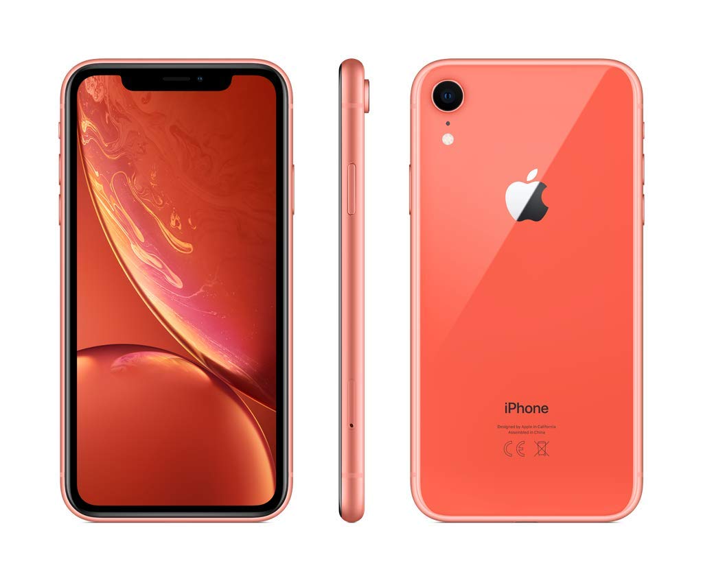 Apple iPhone XR, 64GB, Coral (Renewed)