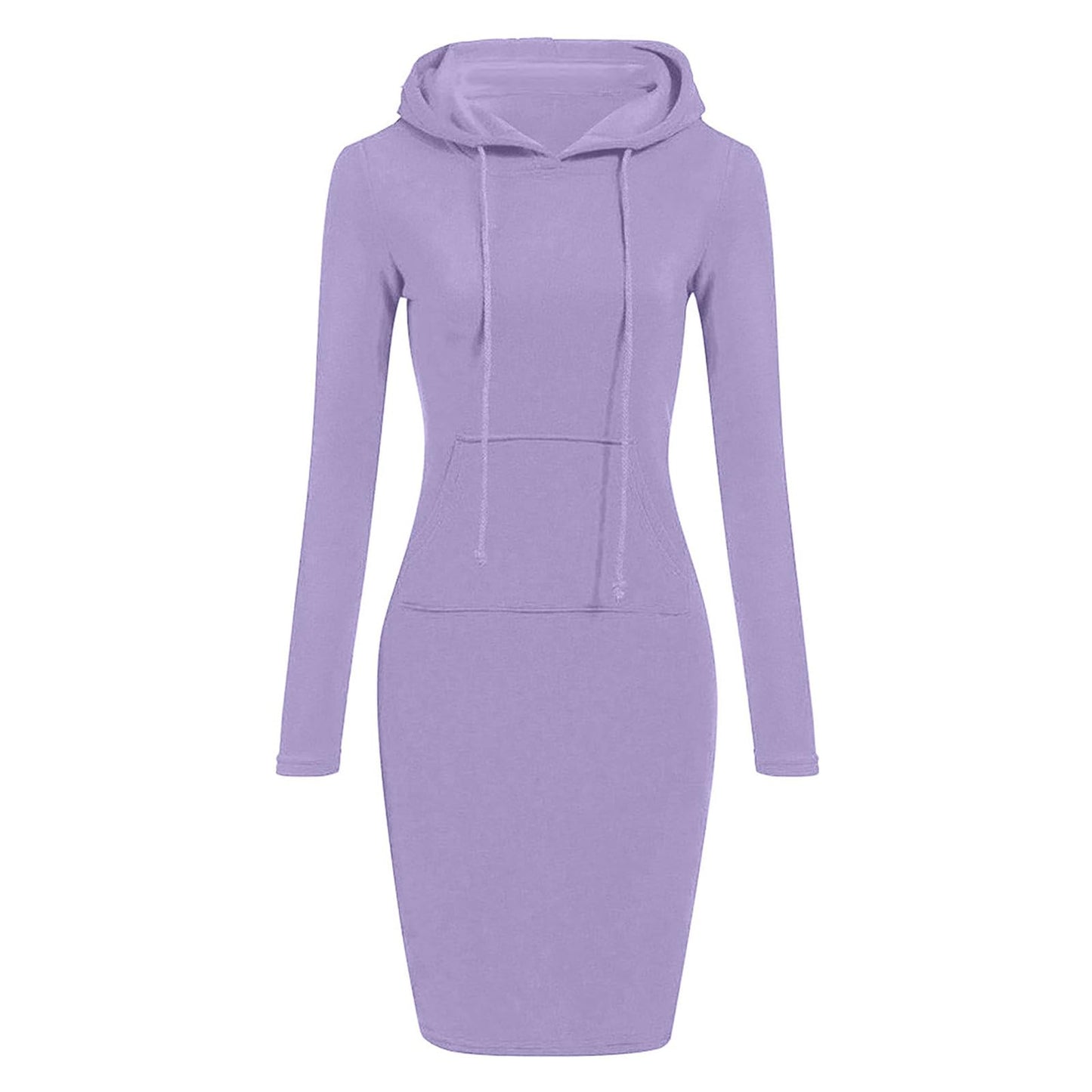 AMhomely Hoodies for Women UK Hooded Sweatshirt Dress Winter Long Hoodie Mini Dress Long Sleeve Hooded Pullover Tops Casual Loose Plus Size Tunic Blouse Baggy Jumpers Fleece Dresses