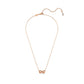 Swarovski Hyperbola pendant, Pavé, Infinity, White, Rose gold-tone plated