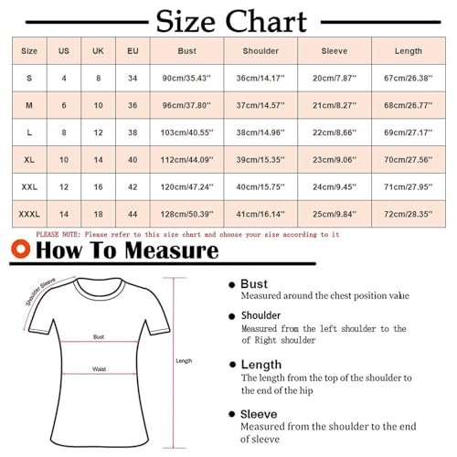 Angxiwan Today 2024 Items Under 5 Pounds Women's Blouses & Shirts Womens Casual Crew Neck Short Sleeve Pleated Tops Blouses Fashion Clothes 2024 Black