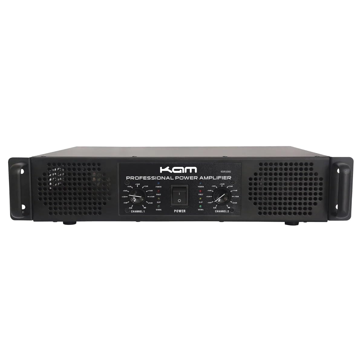 Kam Professional Stereo Power Amplifier - 500W KXR5000 | 2U Rack Mountable, Low Noise, Ideal for Live Sound & Studio