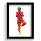 LIVERPOOL - MO SALAH - FRAMED FOOTBALL ART PRINT