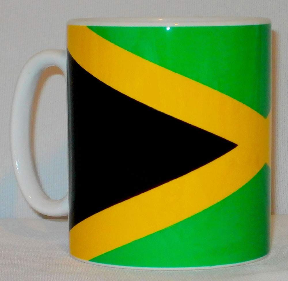 Jamaican National Flag Ceramic Mug Santiago De Novelty Gift